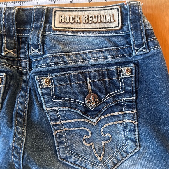 Rock Revival Women's Distressed Denim Jeans - Picture 2 of 8